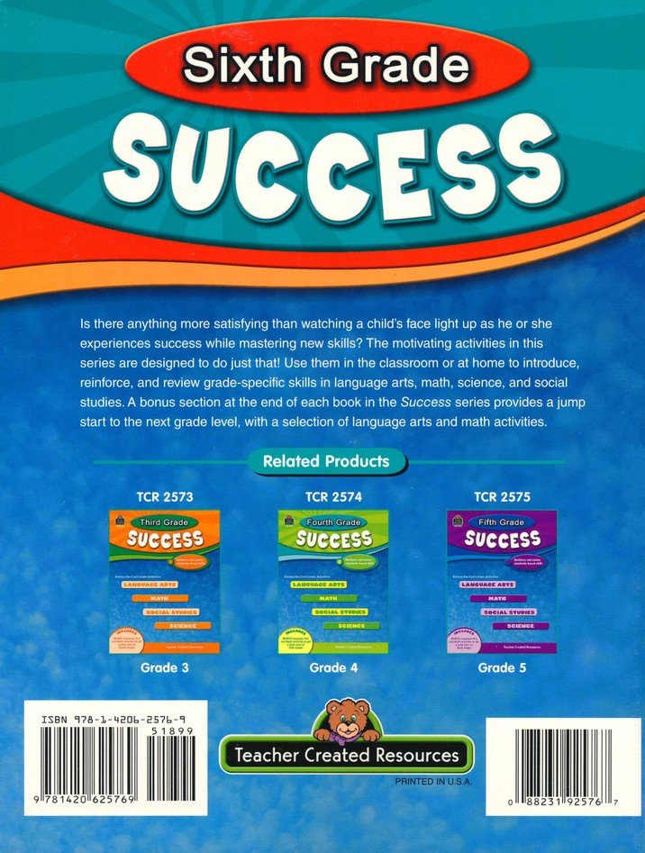 Sixth Grade Success