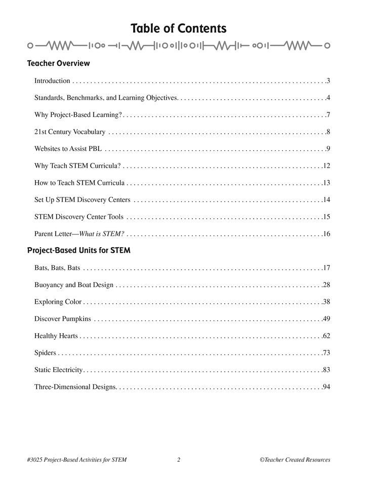 Year Round Project Based Activities for STEM (Grades 1 and 2)