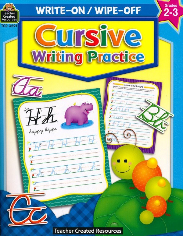 Write On/Wipe Off: Cursive Writing Practice