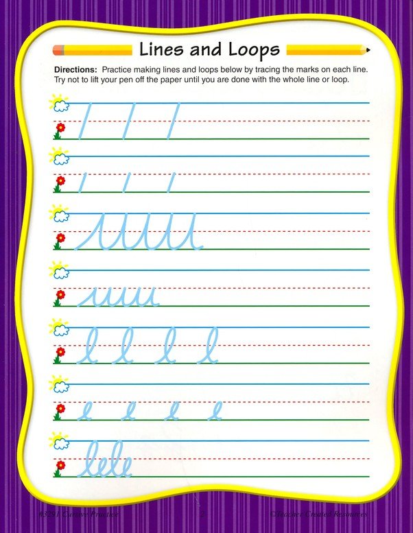 Write On/Wipe Off: Cursive Writing Practice