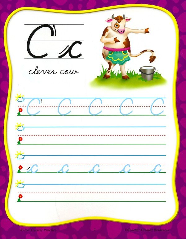 Write On/Wipe Off: Cursive Writing Practice