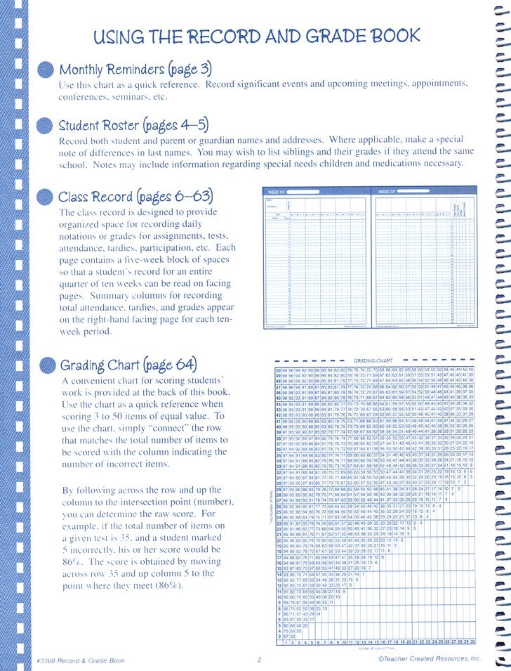 Record and Grade Book