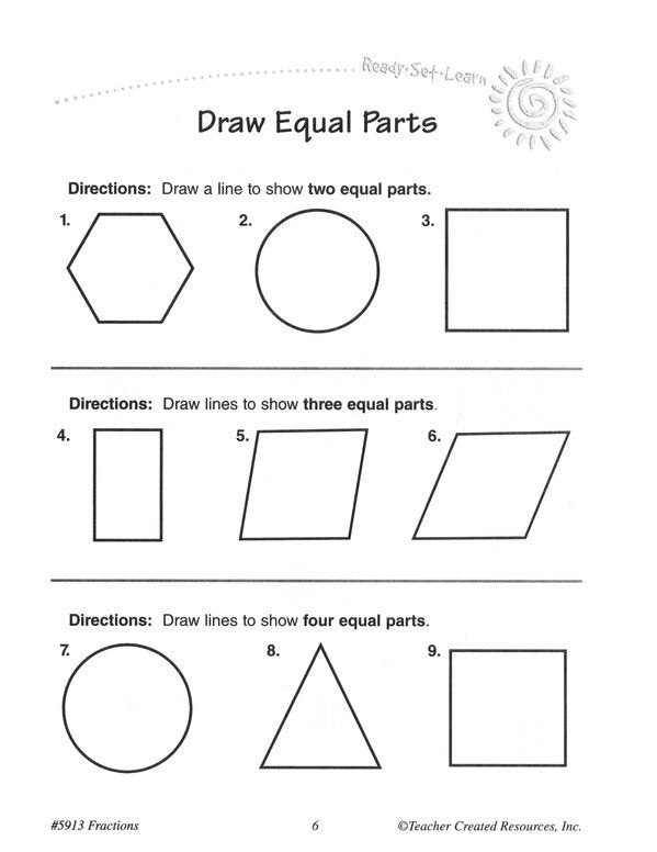 Ready Set Learn: Fractions (Grade 3)