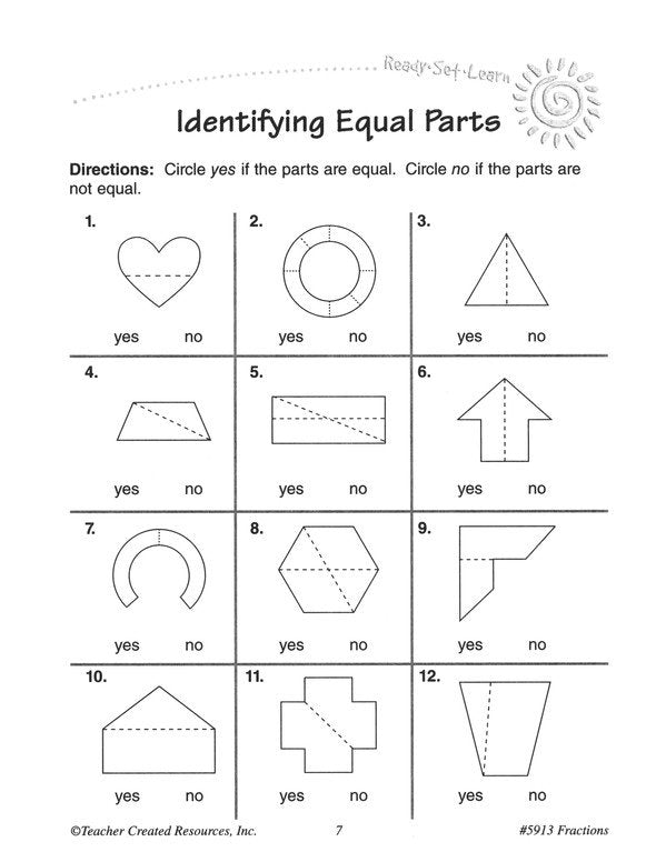 Ready Set Learn: Fractions (Grade 3)