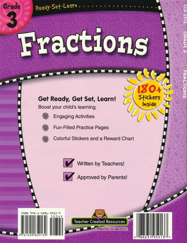 Ready Set Learn: Fractions (Grade 3)