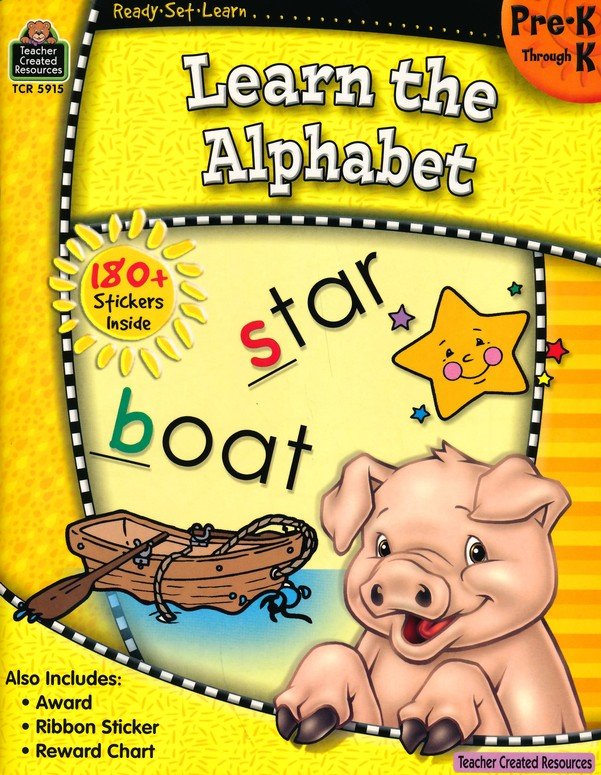 Ready Set Learn: Learn the Alphabet (Grades PreK and K)