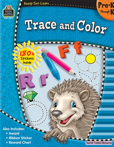 Ready Set Learn: Trace and Color (Grades PreK and K)