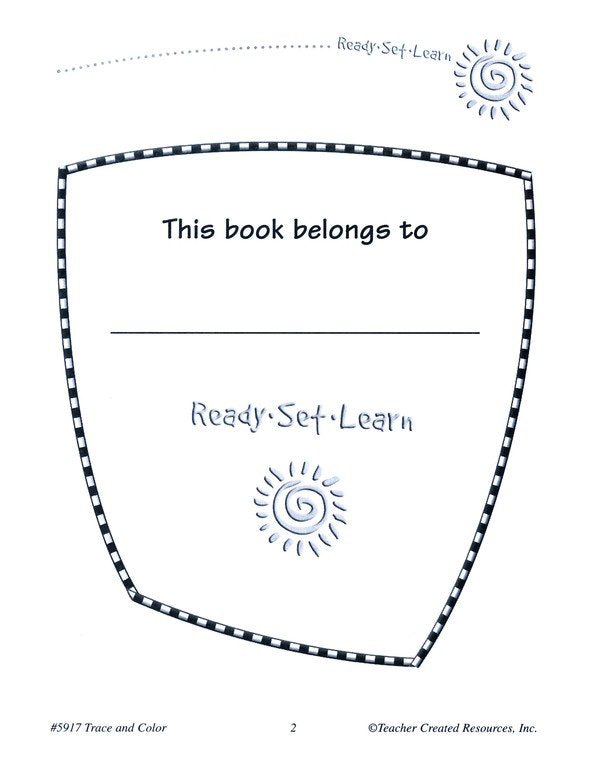 Ready Set Learn: Trace and Color (Grades PreK and K)