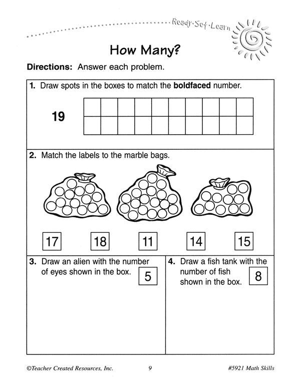 Ready Set Learn: Math Skills (Grade 2)