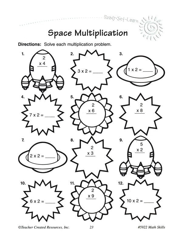 Ready Set Learn: Math Skills (Grade 3)