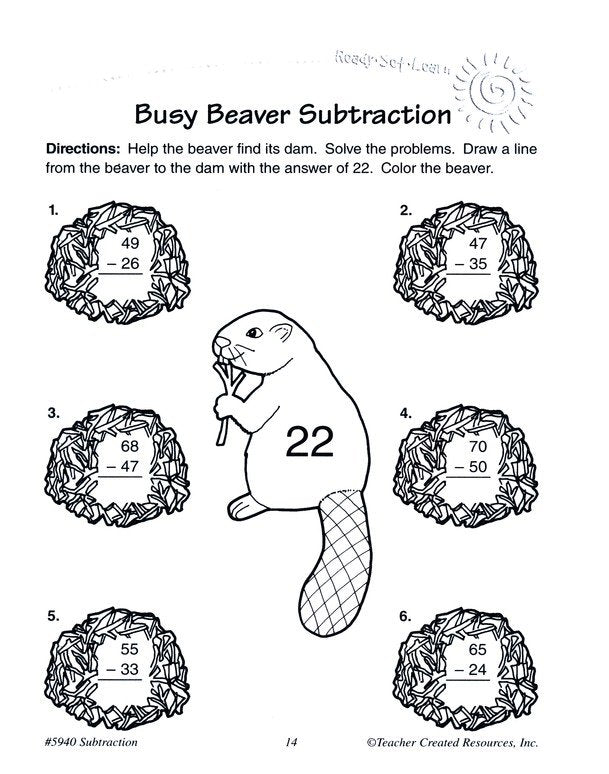 Ready Set Learn: Subtraction (Grade 2)