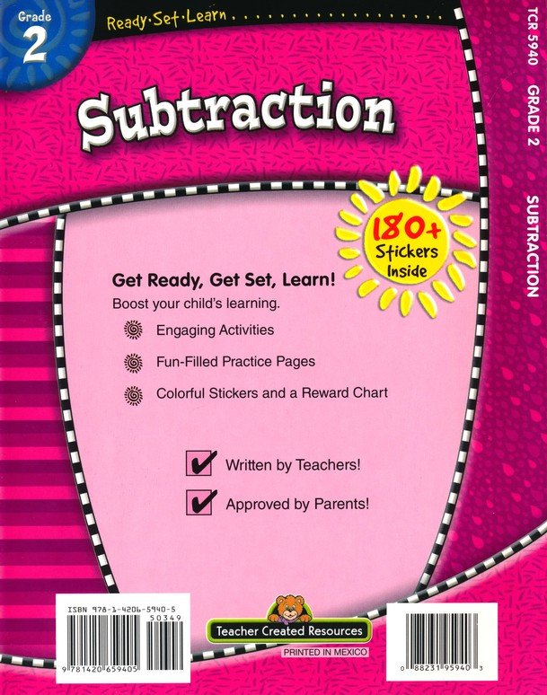 Ready Set Learn: Subtraction (Grade 2)