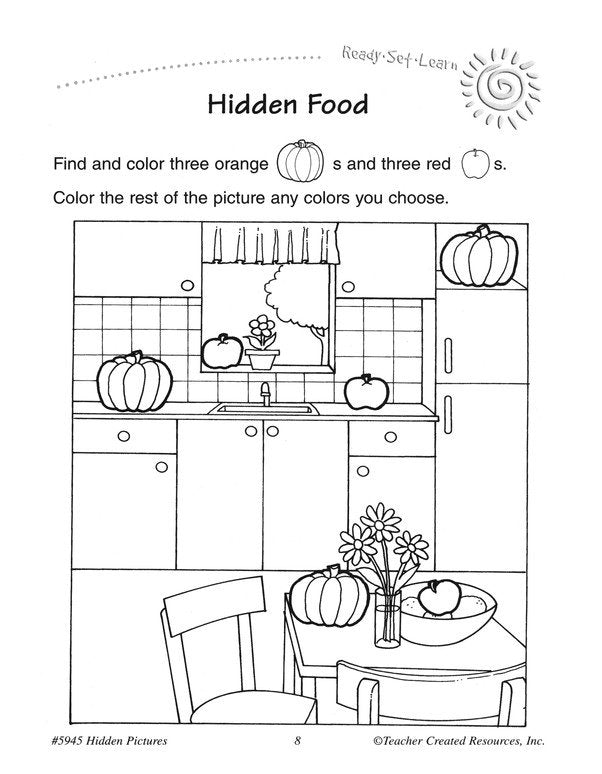 Ready Set Learn: Hidden Pictures (Grades 1 and 2)