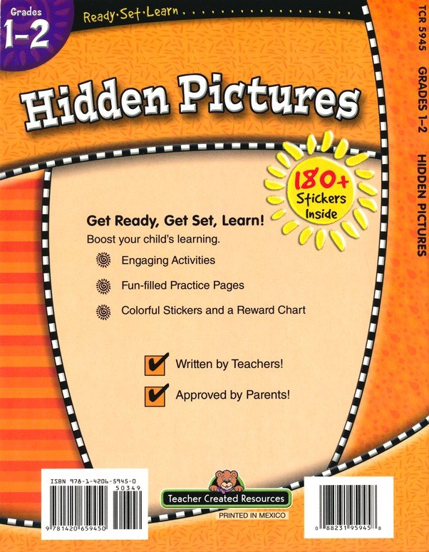 Ready Set Learn: Hidden Pictures (Grades 1 and 2)