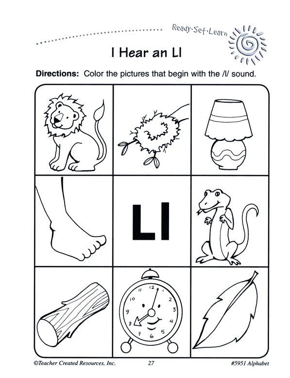 Ready Set Learn: Alphabet (Grades PreK and K)