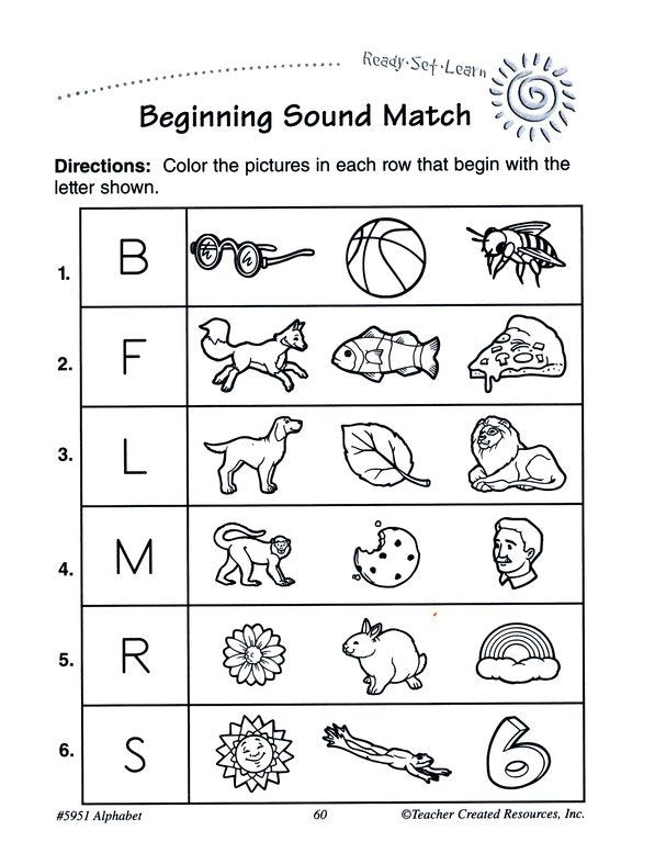 Ready Set Learn: Alphabet (Grades PreK and K)