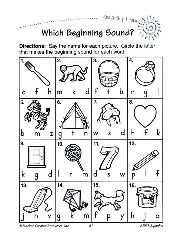 Ready Set Learn: Alphabet (Grades PreK and K)