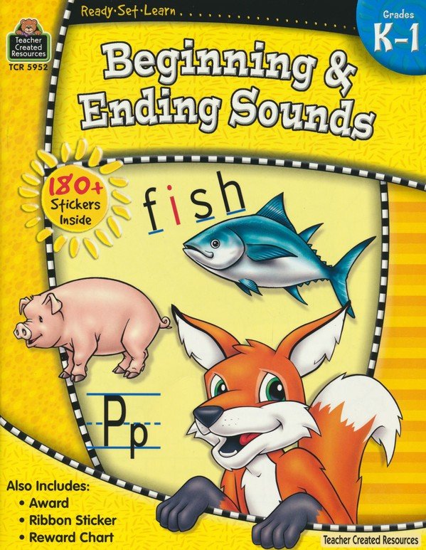 Ready Set Learn: Beginning and Ending Sounds (Grades K and 1)