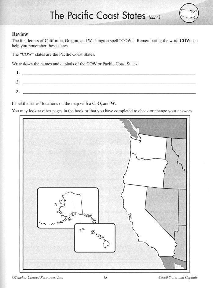 States and Capitals