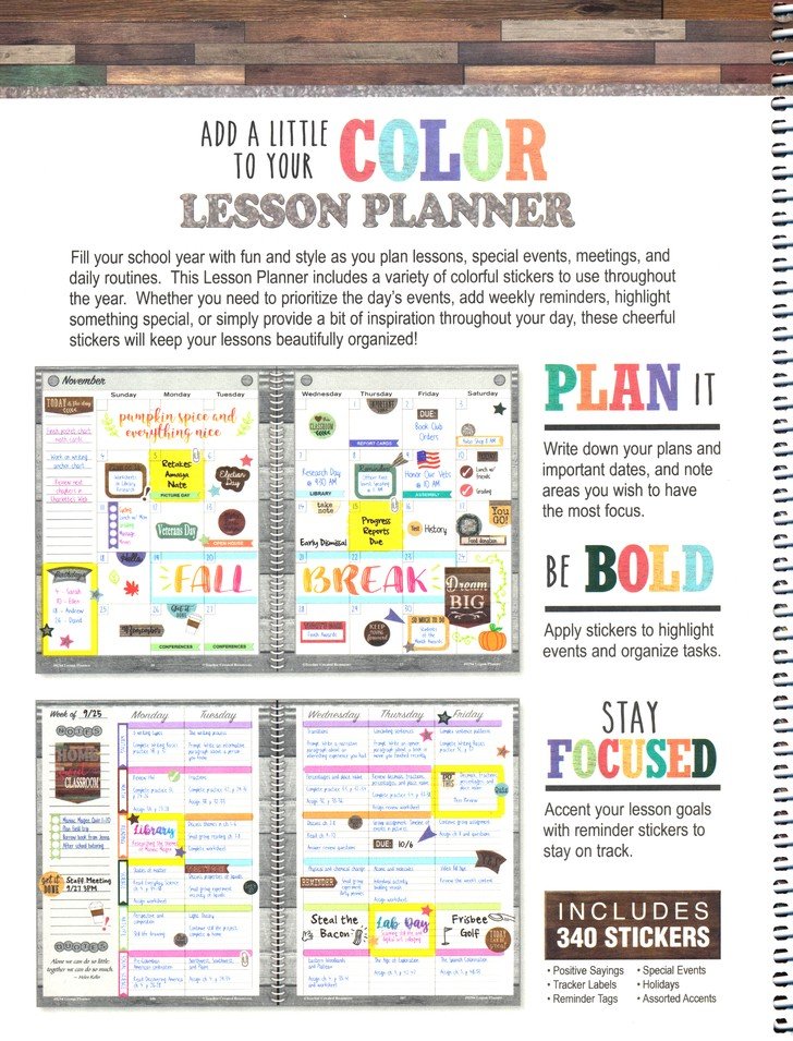 Home Sweet Classroom Lesson Planner