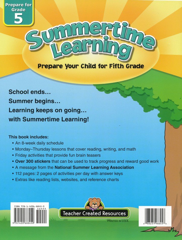 Summertime Learning: Prepare Your Child for Fifth Grade (2nd Edition)