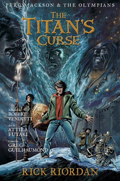 Percy Jackson and the Olympians, The Titan's Curse, Graphic Novel, Hardcover, #3