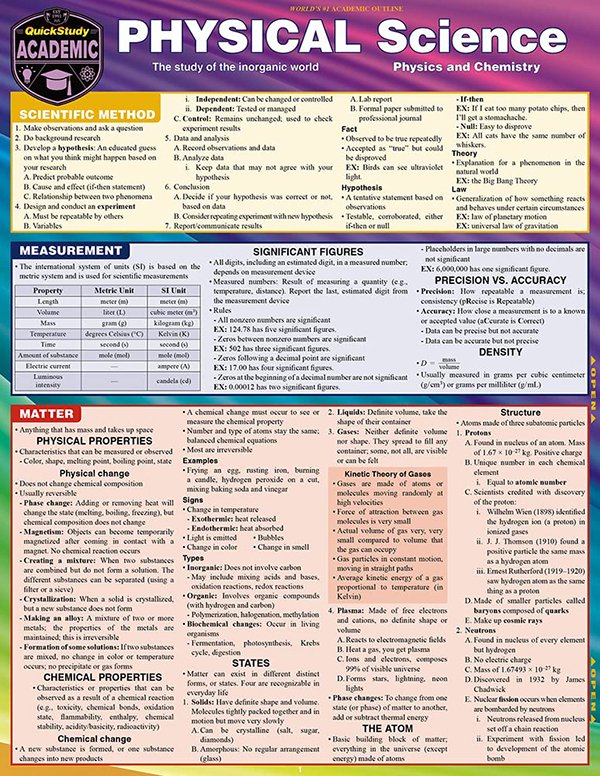 Physical Science: Physics & Chemistry (New)