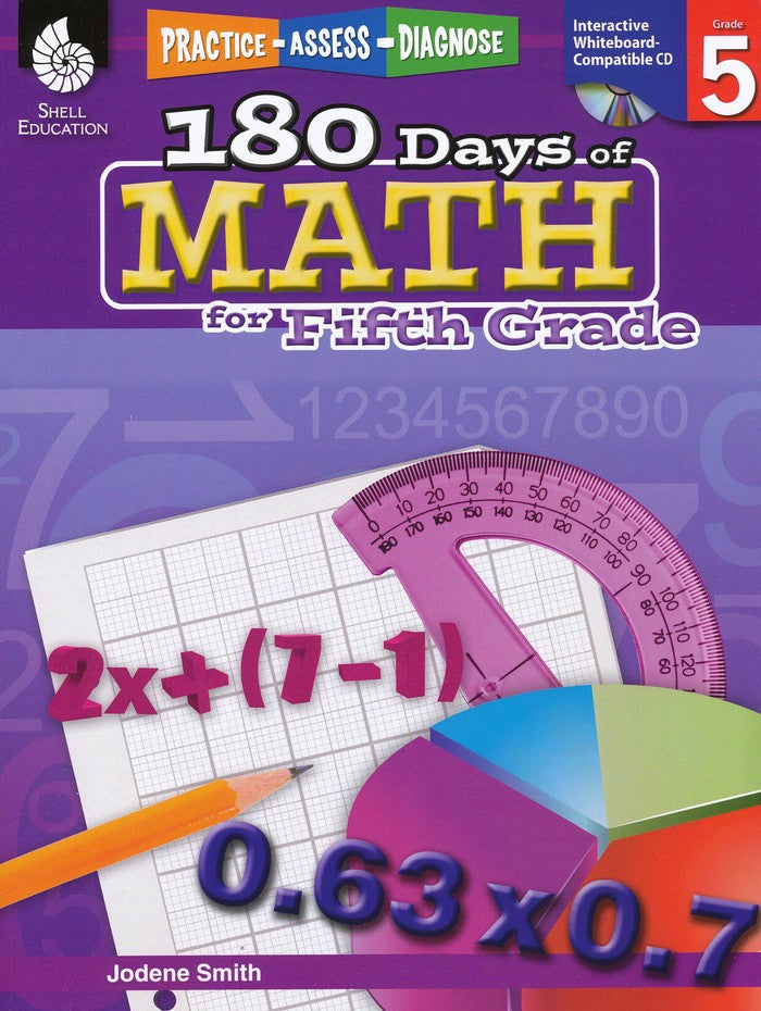 Practice, Assess, Diagnose: 180 Days of Math for Fifth Grade