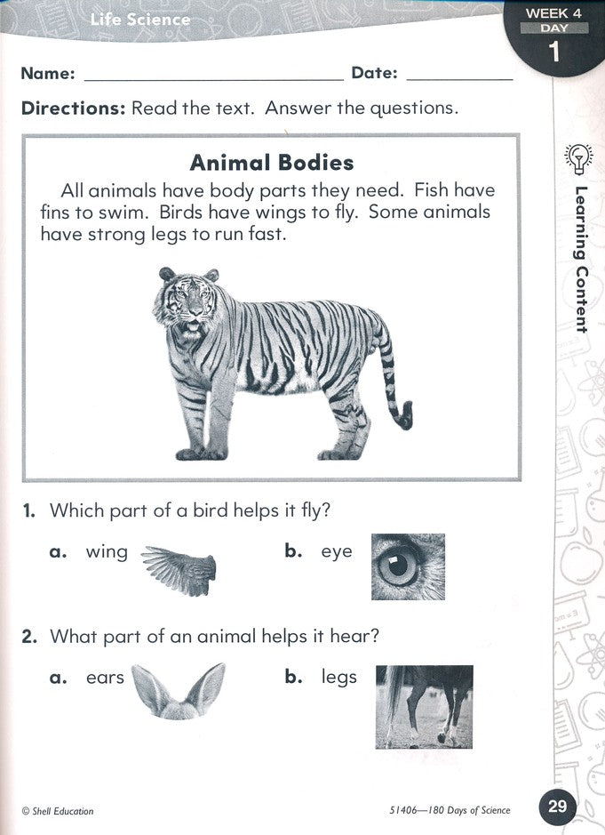 180 Days of Science for Kindergarten