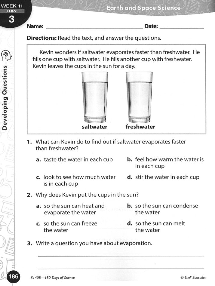 180 Days of Science for Second Grade