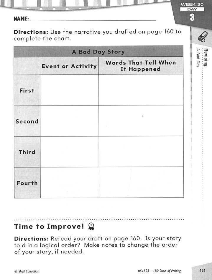 180 Days of Writing for Second Grade (Grade 2)