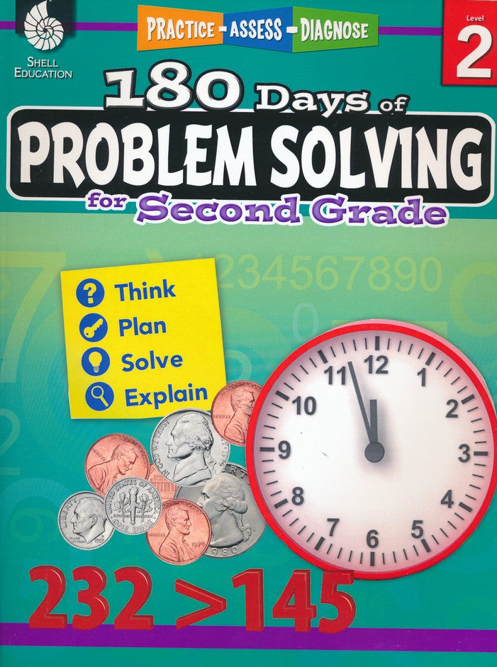 180 Days of Problem Solving for Second Grade (Level 2)