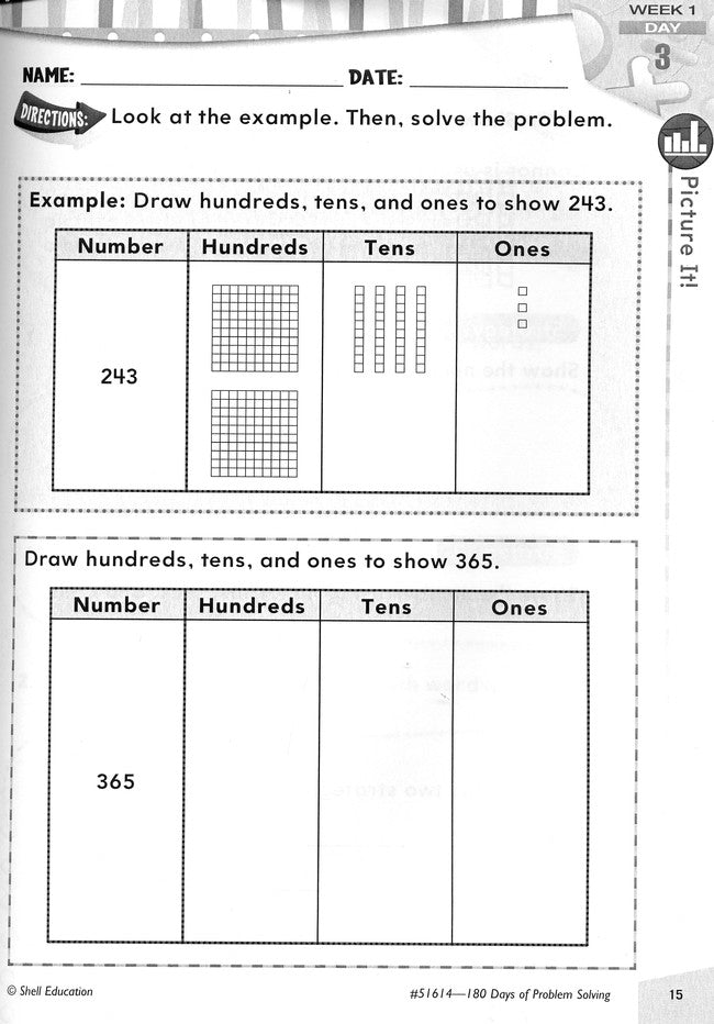 180 Days of Problem Solving for Second Grade (Level 2)