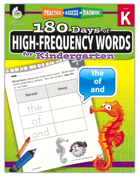 180 Days of High-Frequency Words for Kindergarten (Level K)