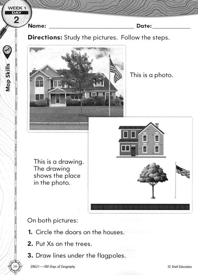 180 Days of Geography for Kindergarten