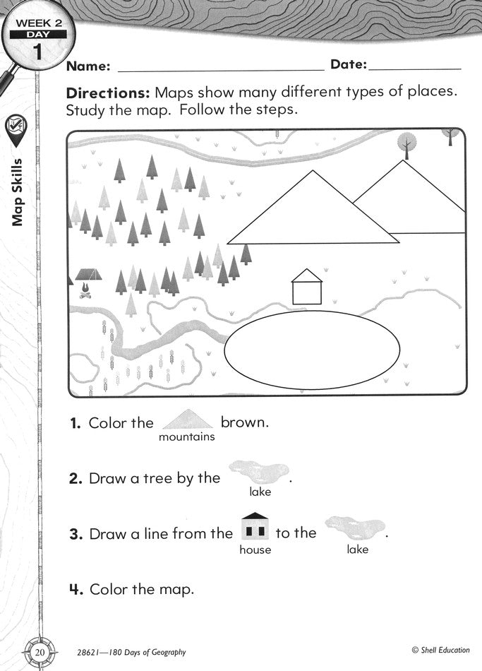 180 Days of Geography for Kindergarten