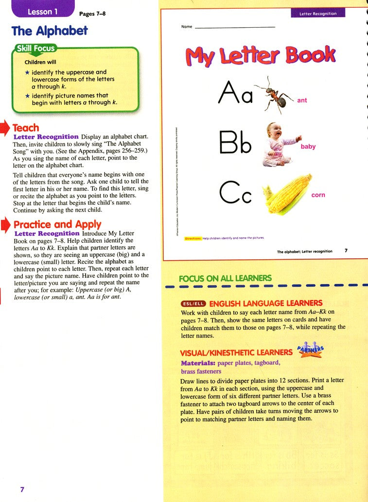 Plaid Phonics Level K Teacher Resource Book, 2012 Edition