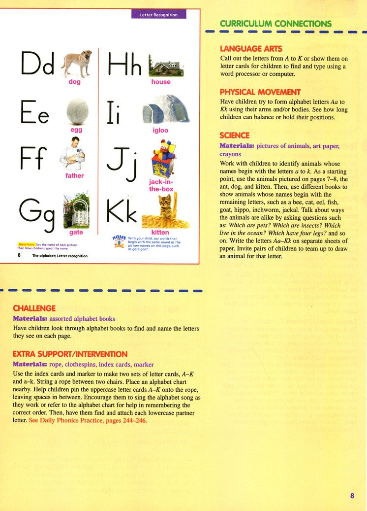 Plaid Phonics Level K Teacher Resource Book, 2012 Edition