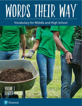 Words Their Way: Vocabulary for Middle and High School Volume 1 Teacher Edition
