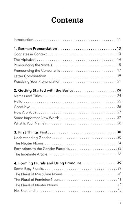 The Everything Essential German Book: All You Need to Learn German in No Time!