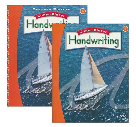 Zaner-Bloser Handwriting Grade 4: Student & Teacher Editions (Homeschool Bundle --- 2016 Edition)