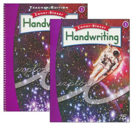 Zaner-Bloser Handwriting Grade 5: Student & Teacher Editions (Homeschool Bundle --- 2016 Edition)