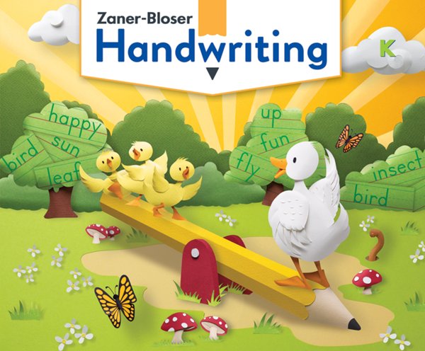Zaner-Bloser Handwriting Grade K Student Edition (2020 Copyright)