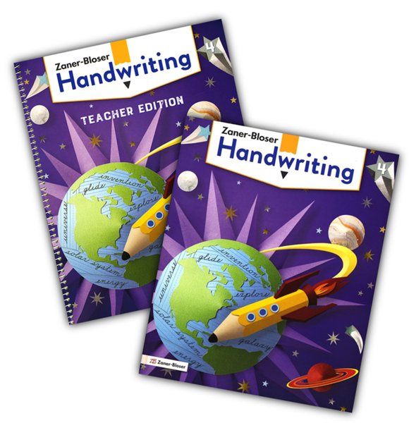 Zaner-Bloser Handwriting Grade 4: Student & Teacher Editions (Homeschool Bundle --- 2020 Copyright)