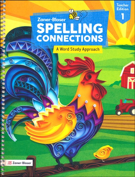 Zaner-Bloser Spelling Connections Grade 1 Student/Teacher Homeschool Bundle (2022 Edition)