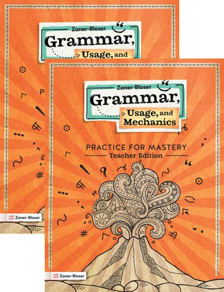 Zaner-Bloser Grammar, Usage and Mechanics Grade 3 Student/Teacher Homeschool Bundle (2021 Edition)
