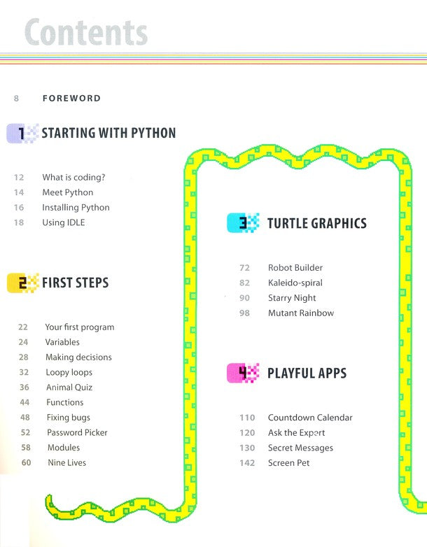 Coding Projects in Python: A Step-by-Step Visual Guide to Creating Your Own Python Projects