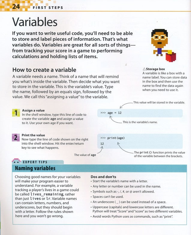 Coding Projects in Python: A Step-by-Step Visual Guide to Creating Your Own Python Projects