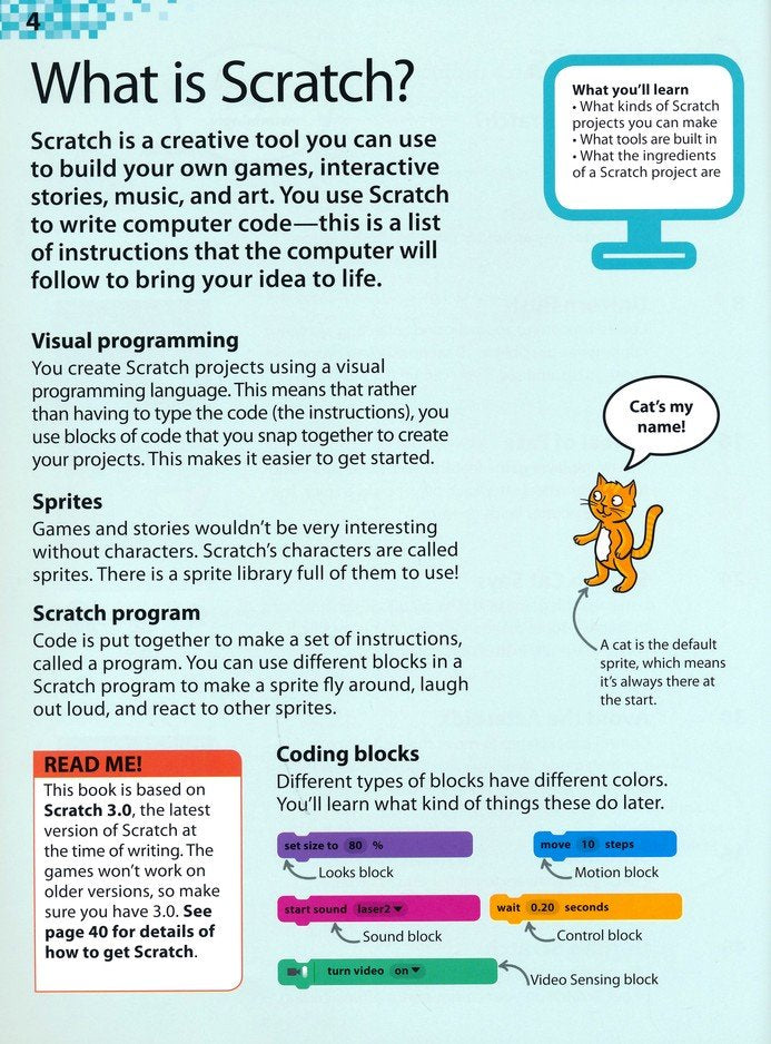 Computer Coding with Scratch 3.0 Workbook