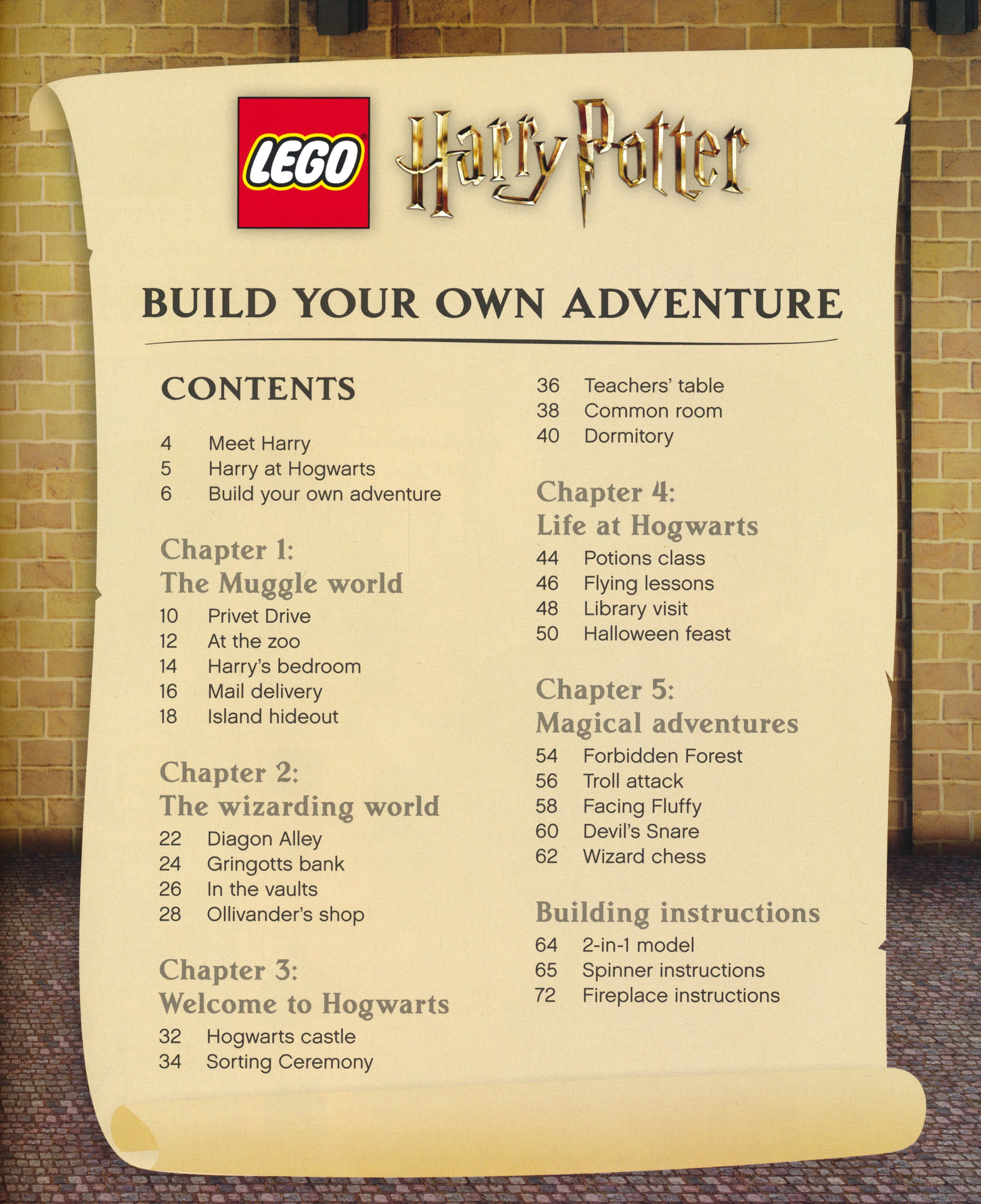 LEGO Harry Potter: Build Your Own Adventure With LEGO Harry Potter Minifigure and Exclusive Model